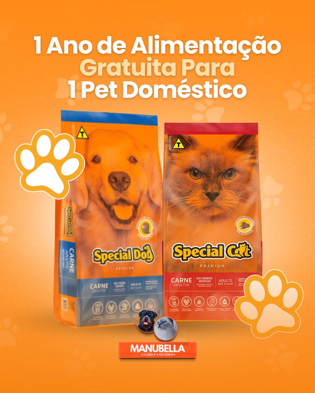 🐾 RIFA PET DO ANO! 🐶🐱